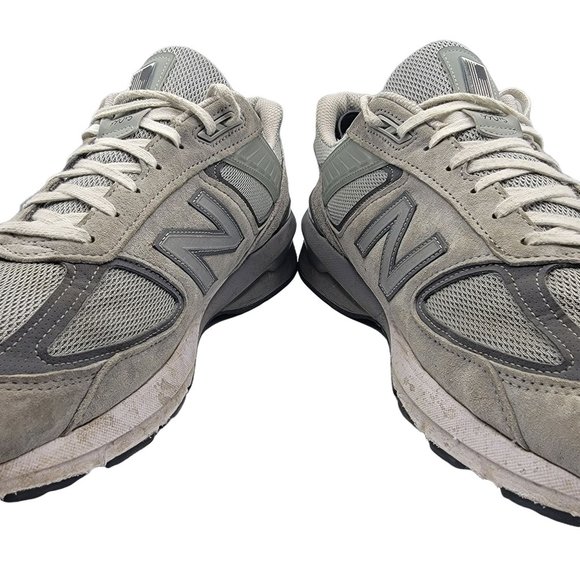 New Balance 990v5 Made In USA Grey Mens Size 14 Running Shoes - M990GL5 - Picture 3 of 12